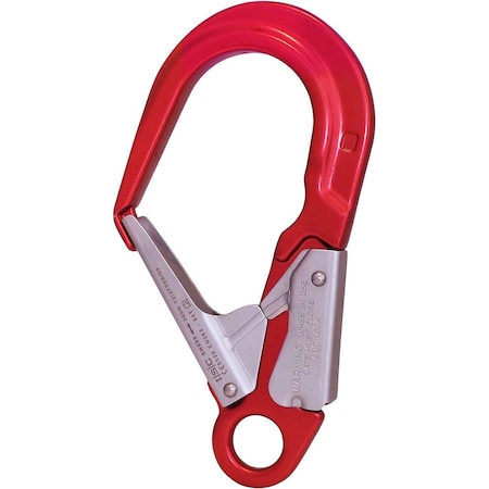 Snap Hook-Locking Nose, Aluminum 10 X6 X1
